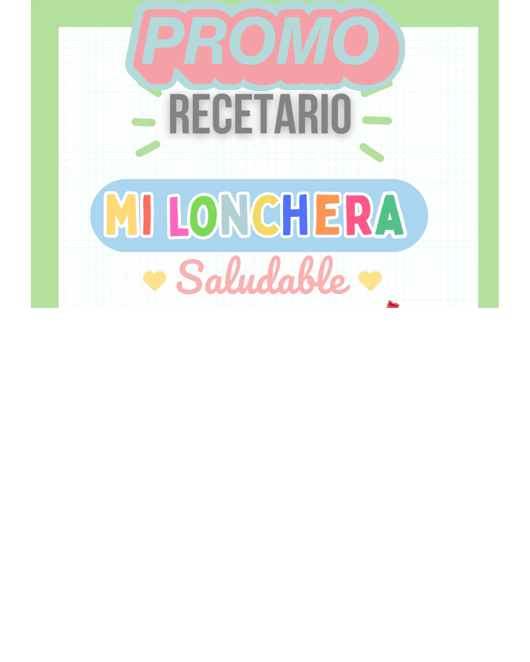Super combo "Recetarios saludables" para niños