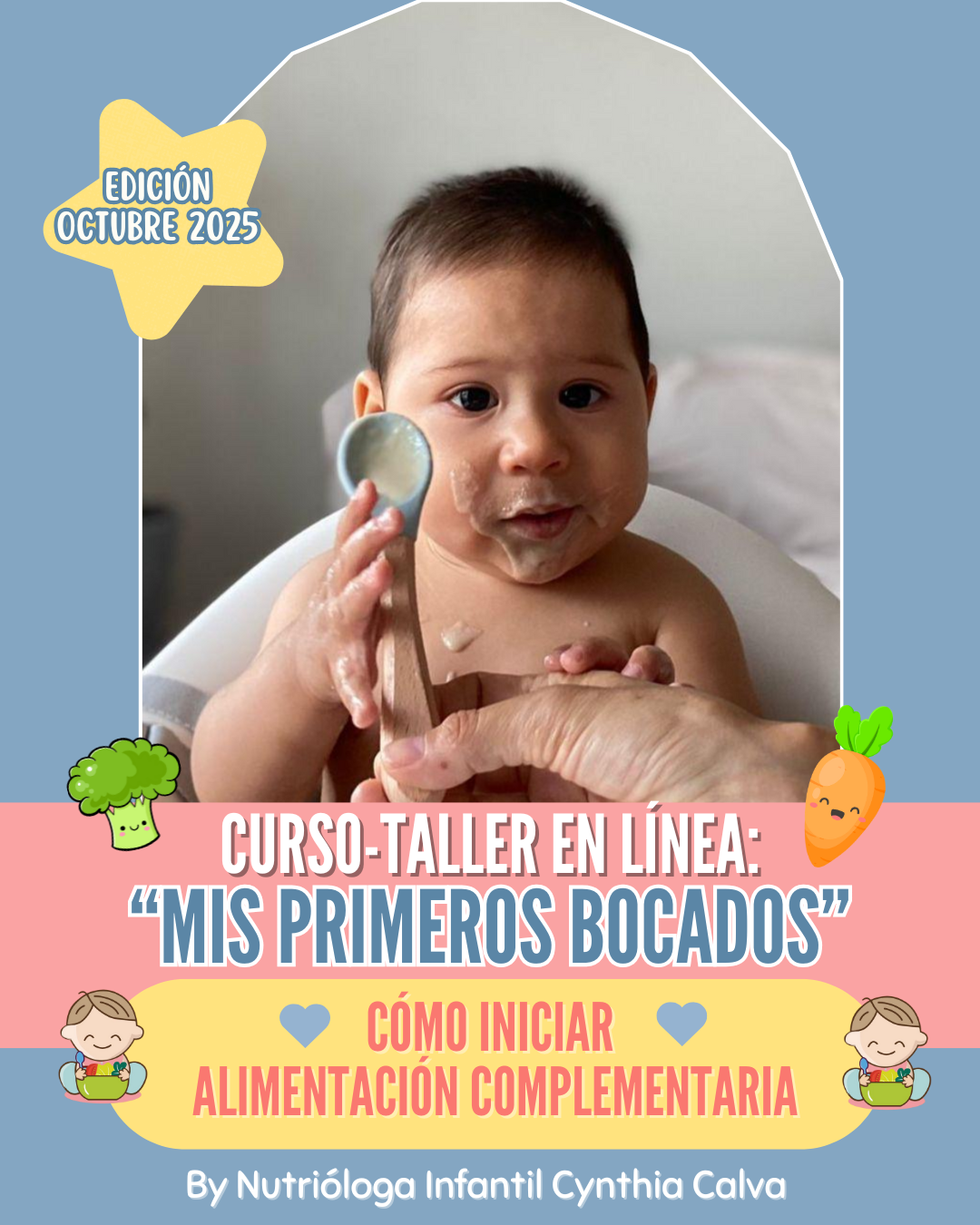 Curso en línea: Cómo iniciar Alimentación Complementaria RENOVADO ¡EN VIVO!