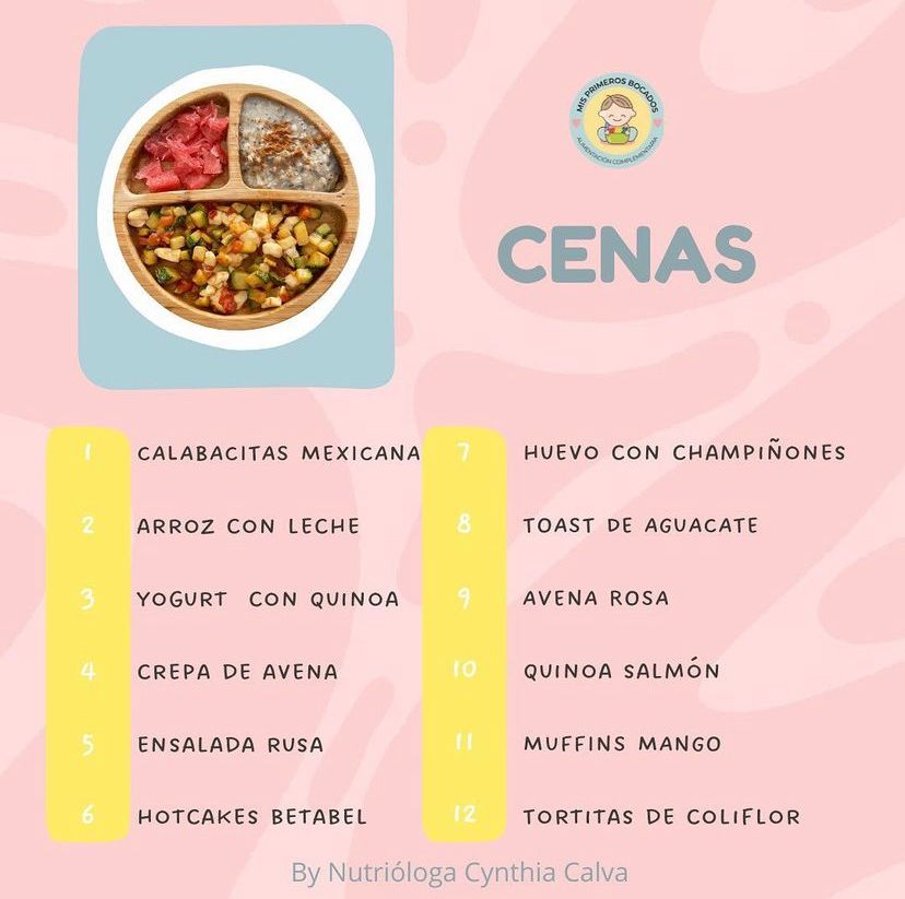 Recetario Infantil mis primeros bocados