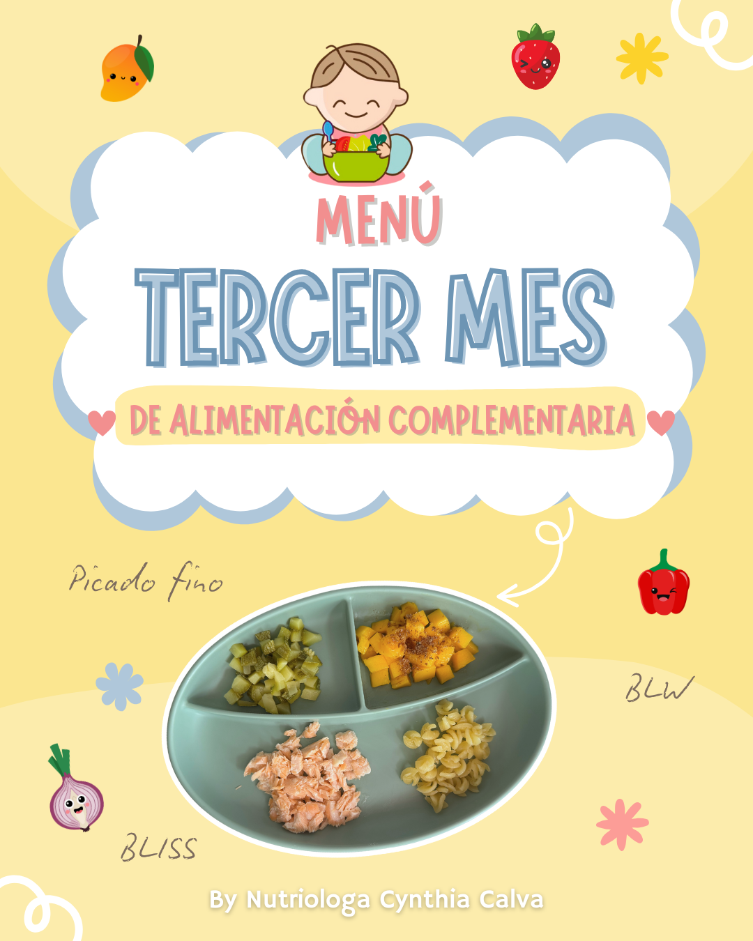Menús "Mis primeros 90 días de alimentación complementaria"