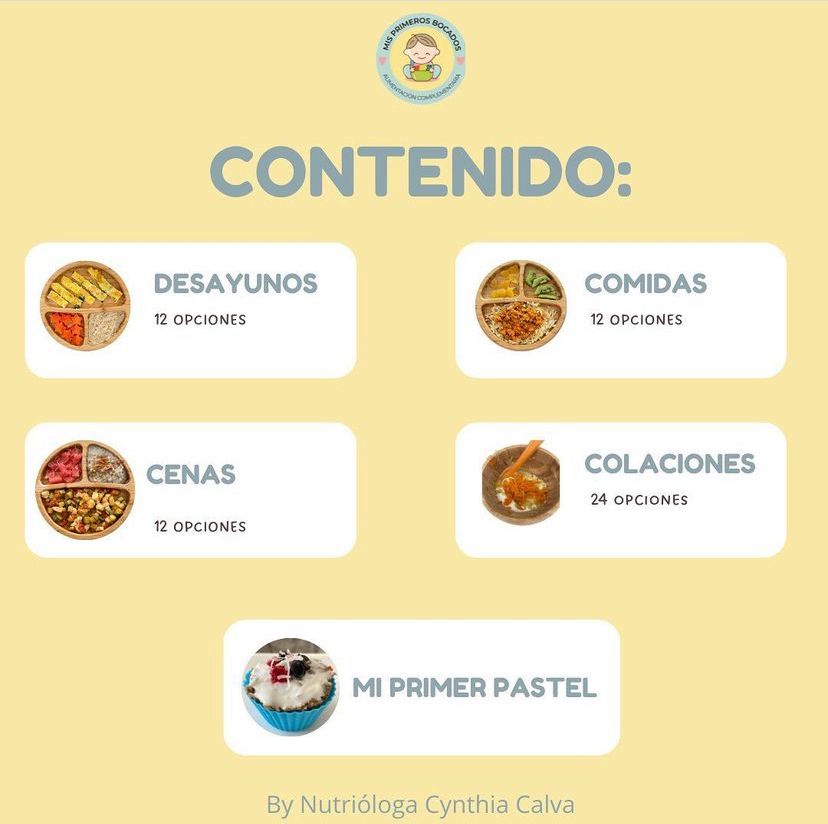 Recetario Infantil mis primeros bocados