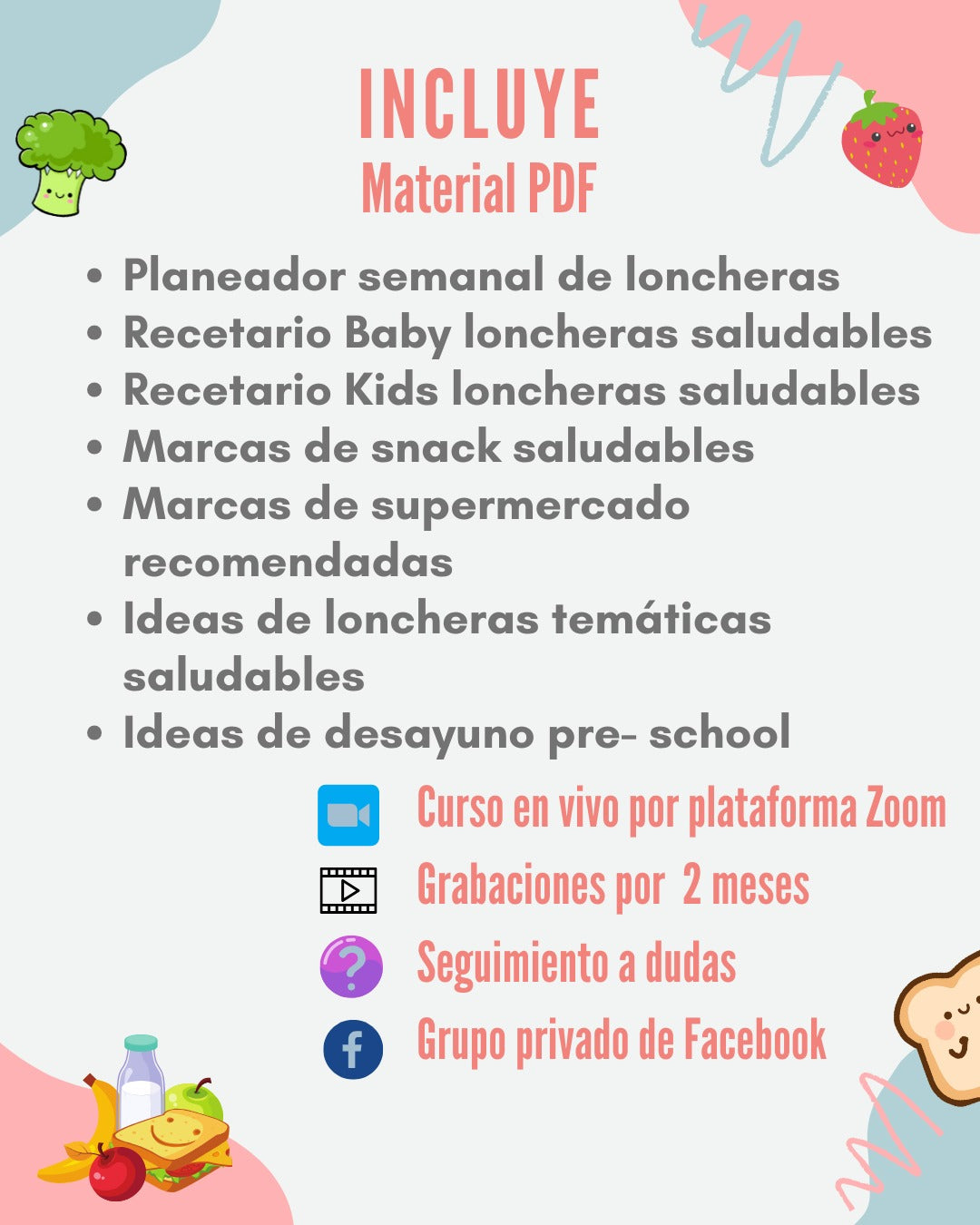Curso Mi Lonchera Saludable (GRABADO)