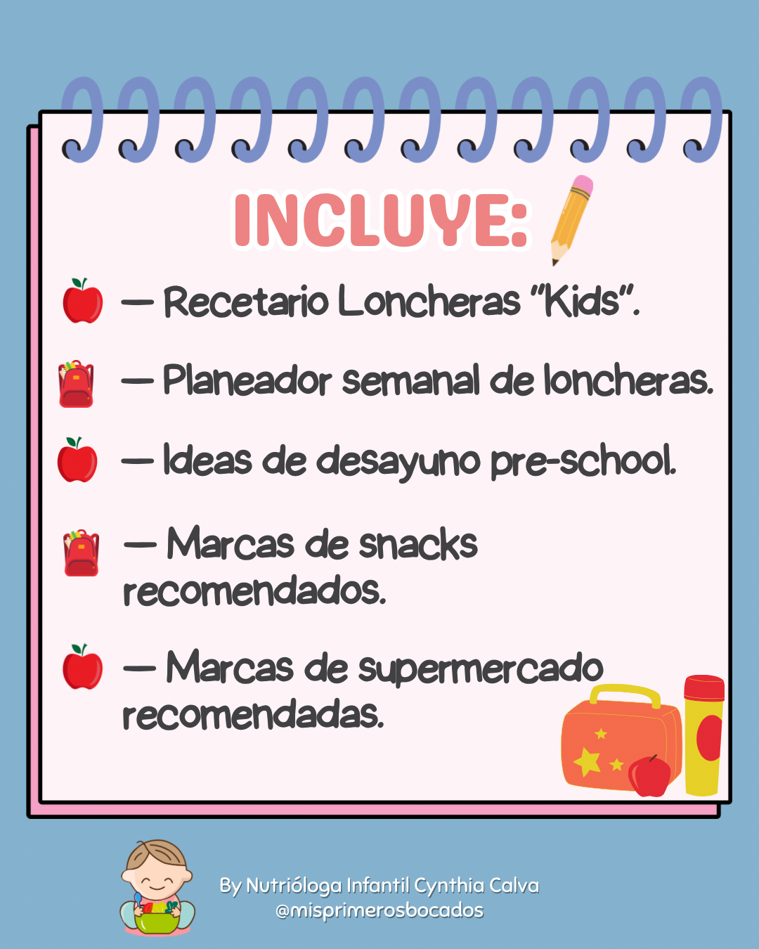 NUEVO RECETARIO LONCHERAS SALUDABLES KIDS
