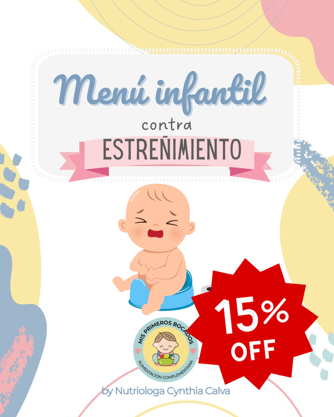 Menú Alimentación contra estreñimiento infantil