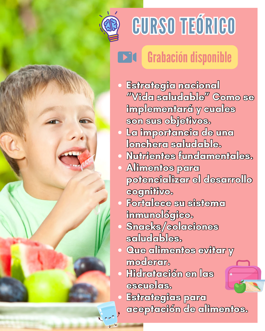 Curso Mi Lonchera Saludable (GRABADO)