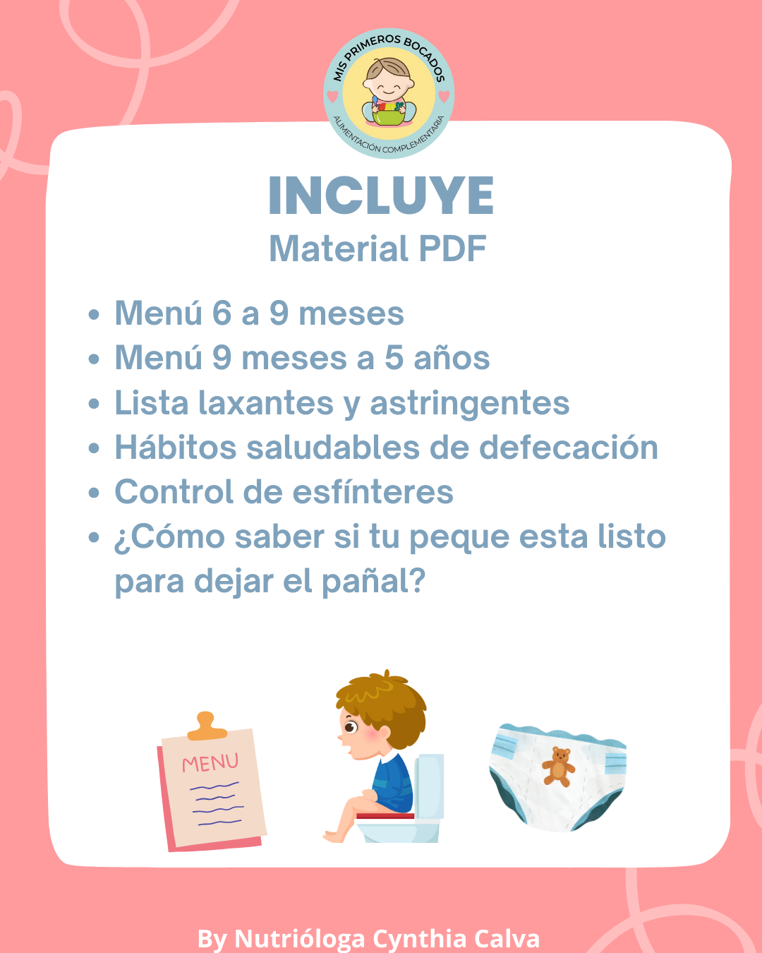 Curso Alimentación contra estreñimiento infantil