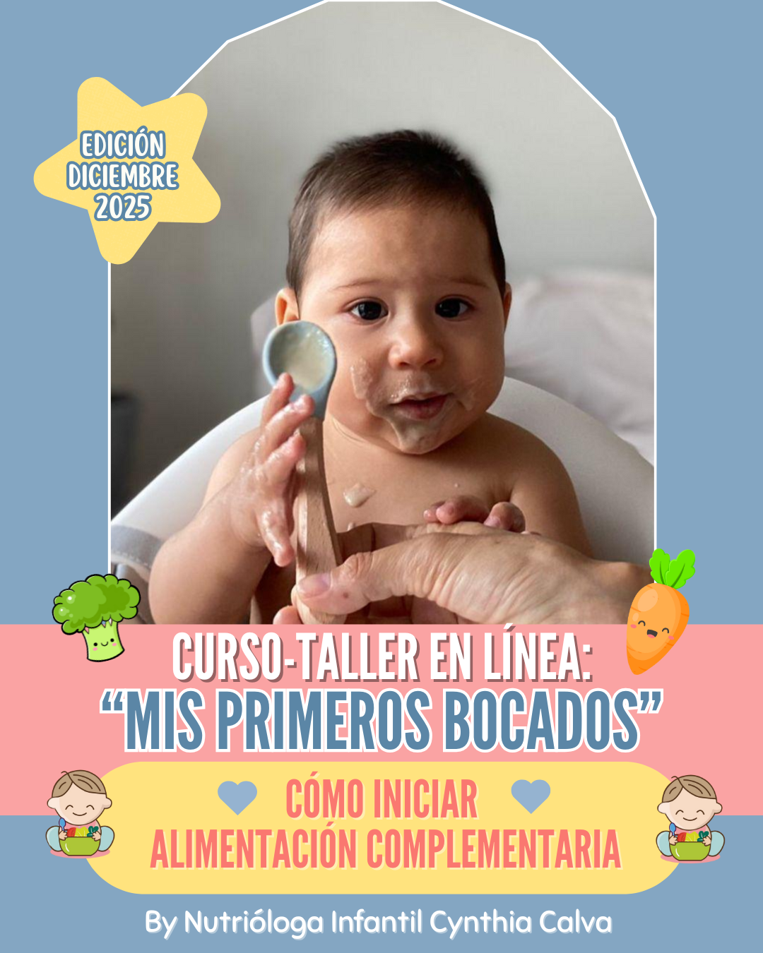 Curso en línea: Cómo iniciar Alimentación Complementaria RENOVADO ¡EN VIVO!