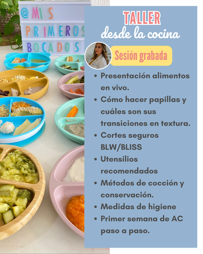 Curso en línea: Cómo iniciar Alimentación Complementaria RENOVADO ¡EN VIVO! MAYO