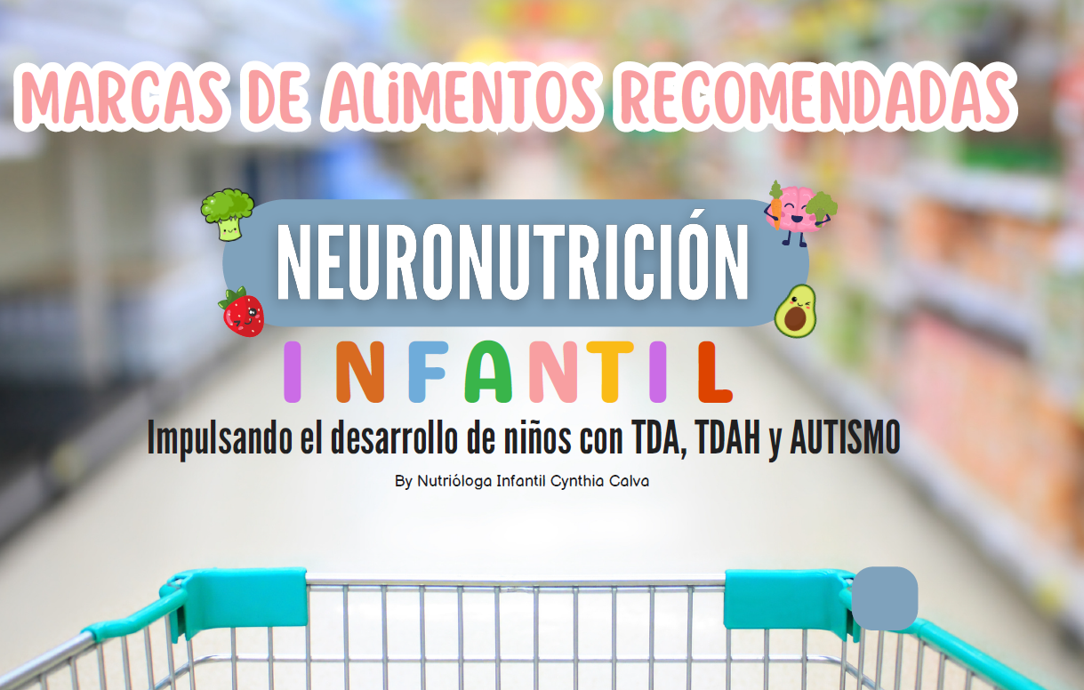 RECETARIO + MENÚ + E-BOOK SENSORIAL AUTISMO, TDA, TDAH