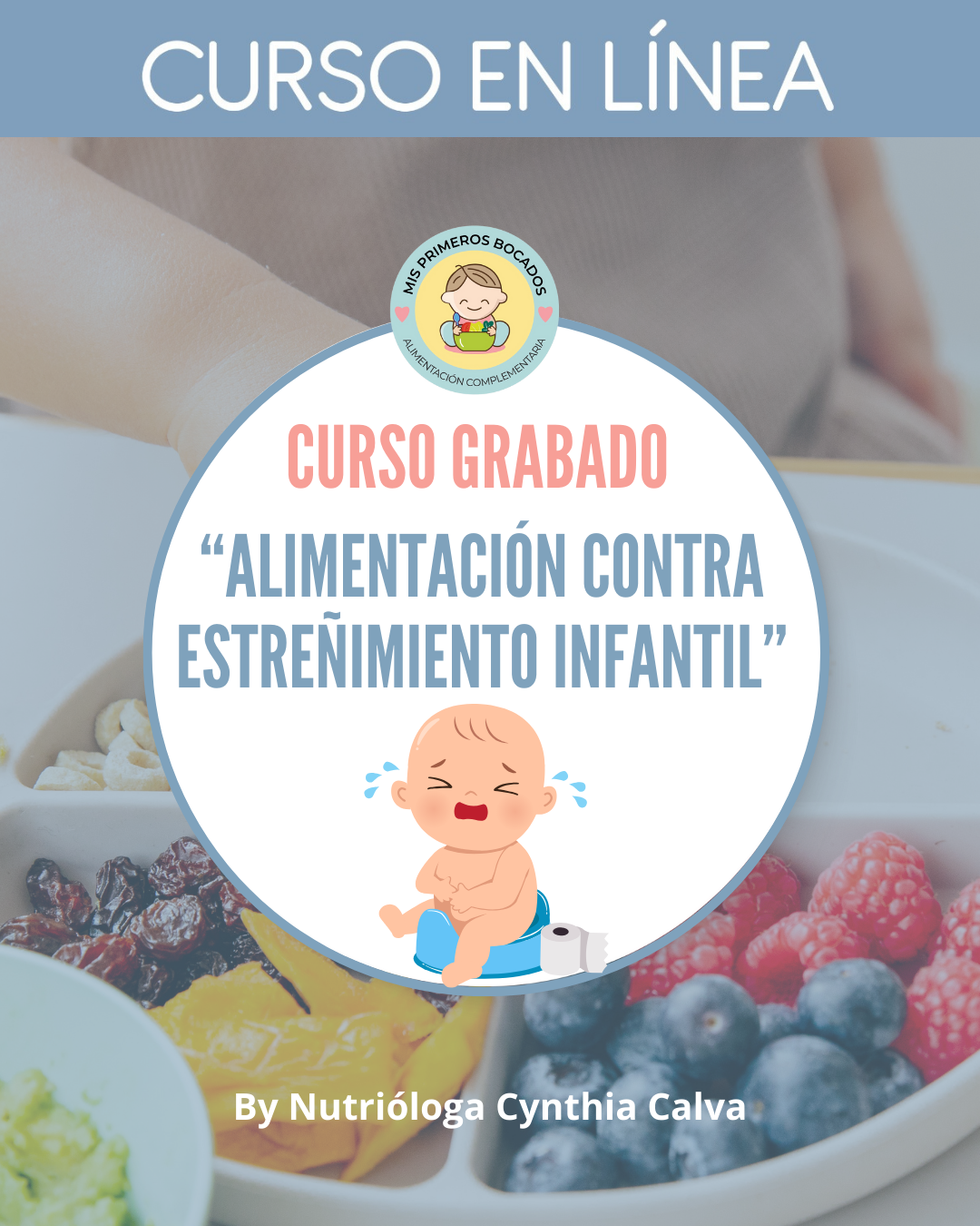 Curso Alimentación contra estreñimiento infantil