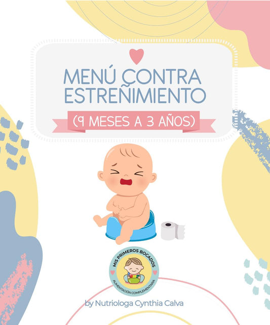 Menú Alimentación contra estreñimiento infantil