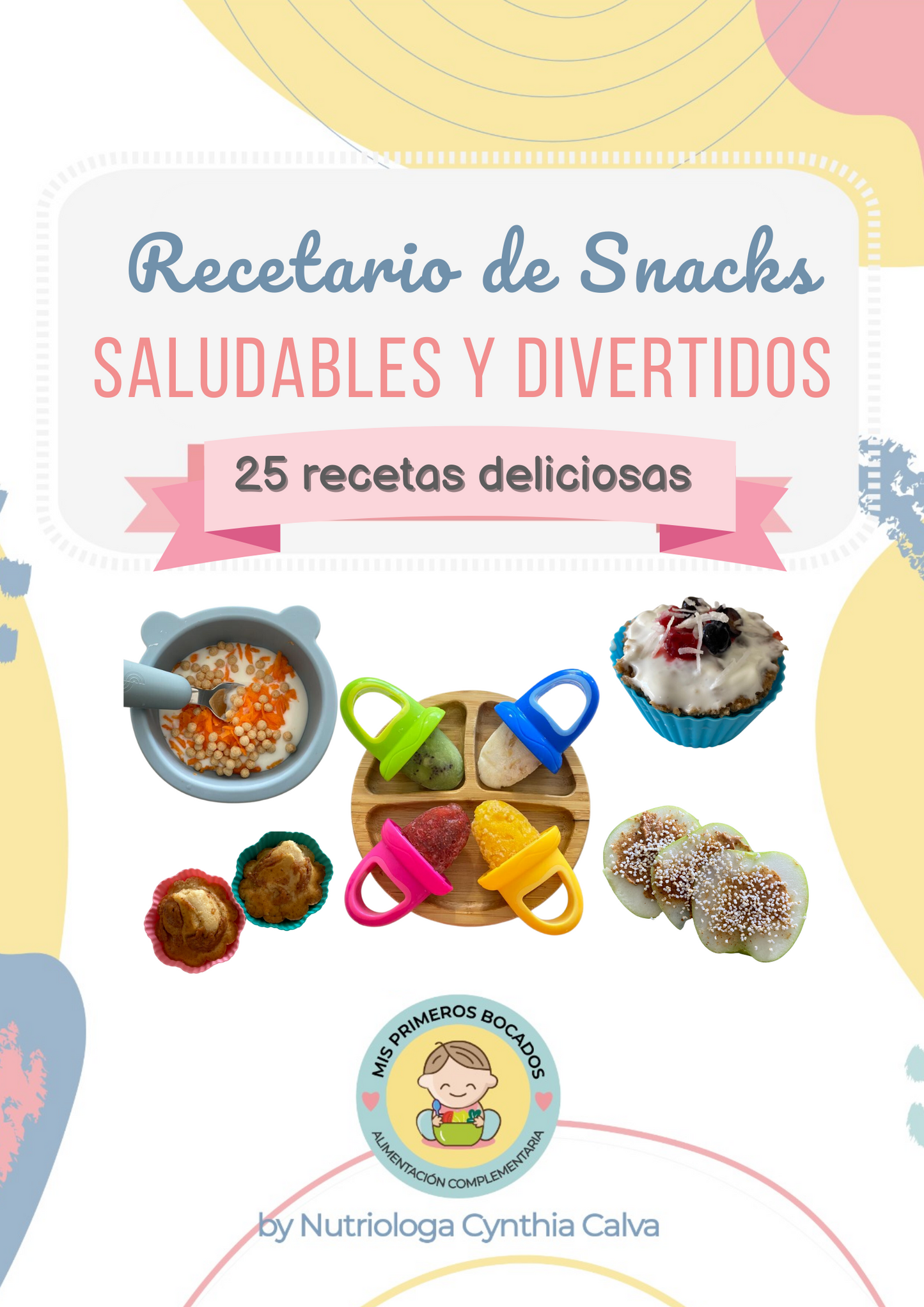 Paquete de 3 recetarios +100 recetas para tu peque