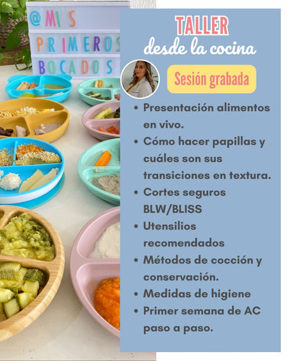 Curso en línea: Cómo iniciar Alimentación Complementaria RENOVADO ¡EN VIVO! SEPTIEMBRE