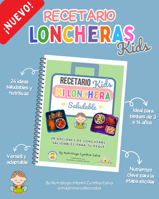NUEVO RECETARIO LONCHERAS SALUDABLES KIDS