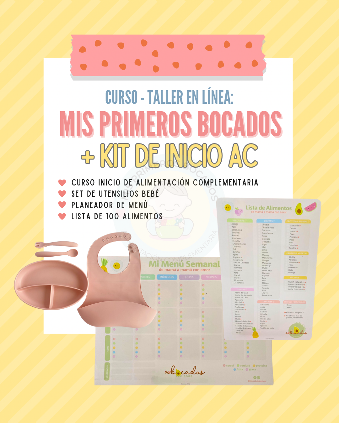 CURSO ALIMENTACIÓN COMPLEMENTARIA + KIT DE INICIO AC